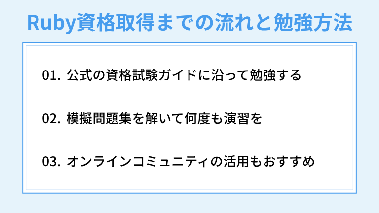Ruby資格取得までの流れと勉強方法