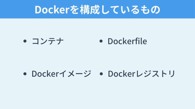 Dockerを構成しているもの