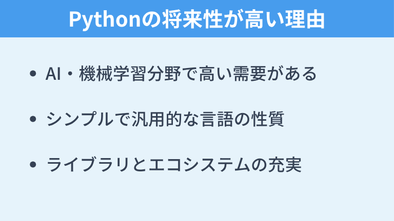 Pythonの将来性が高い理由